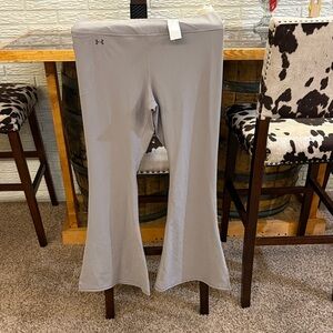 NWT! Under Armour Light Gray Flare Pants